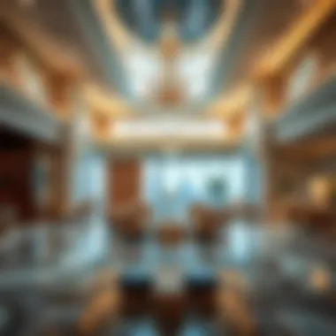 Luxury Interior Amenities of Zabeel One Tower Interior amenities of Zabeel One Tower highlighting luxury features